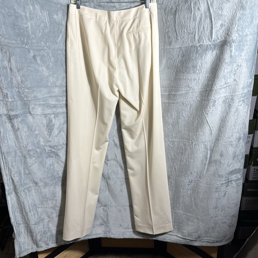 Lafayette 148 New York women’s dress pants wool blend Cream size 6 professional